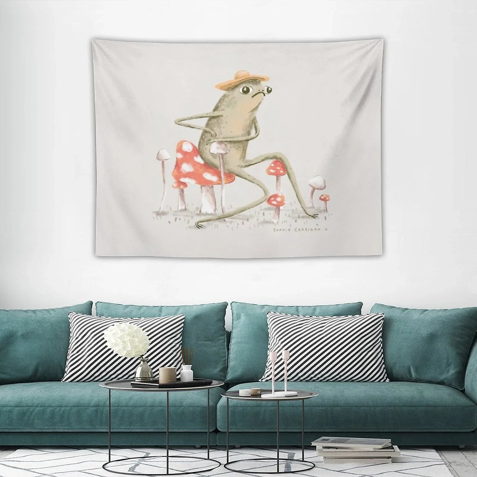 Awkward Toad Tapestry
