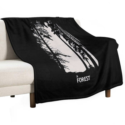 The Cure A Forest Velvety-soft Throw Blanket