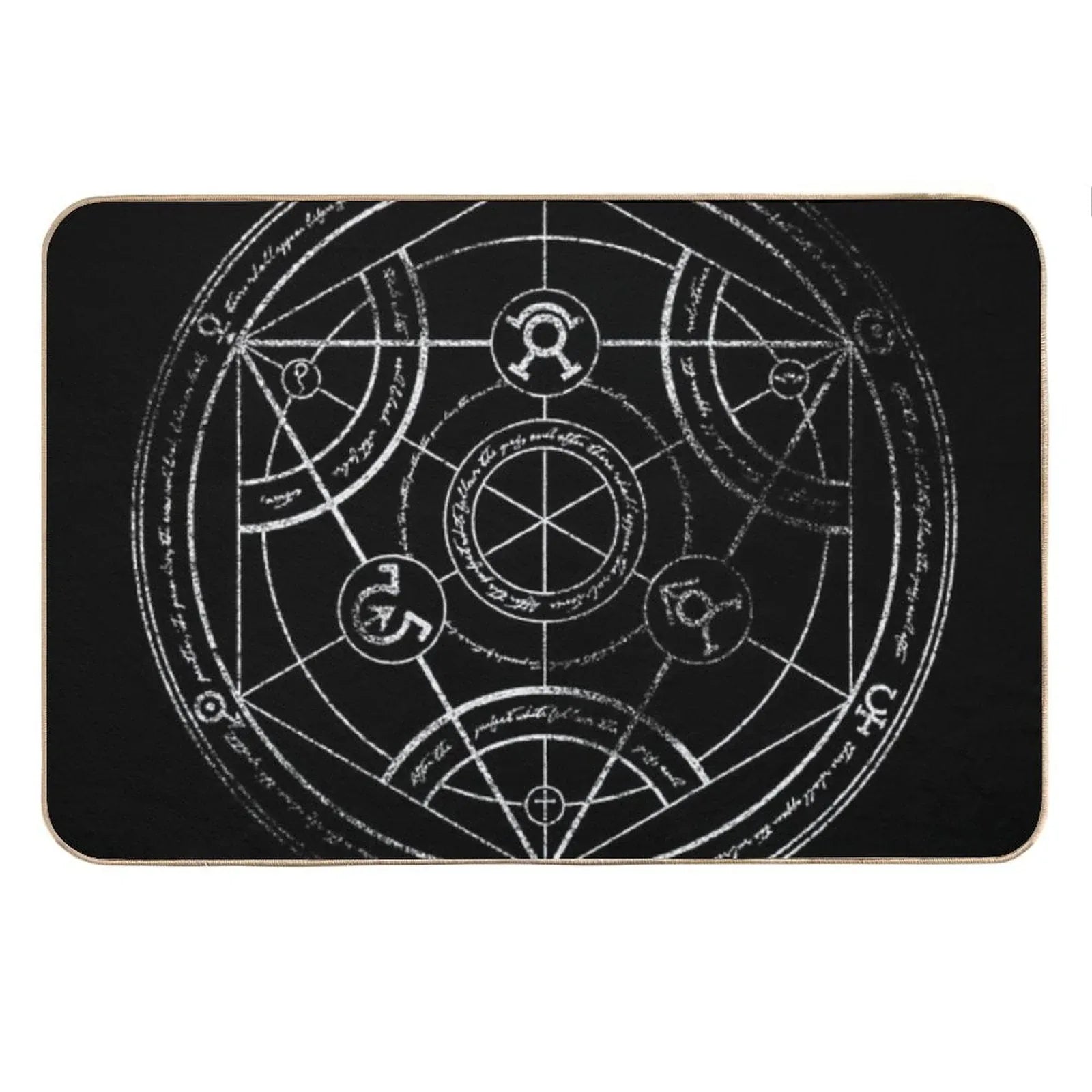 Human Transmutation Circle - Chalk Bath Mat