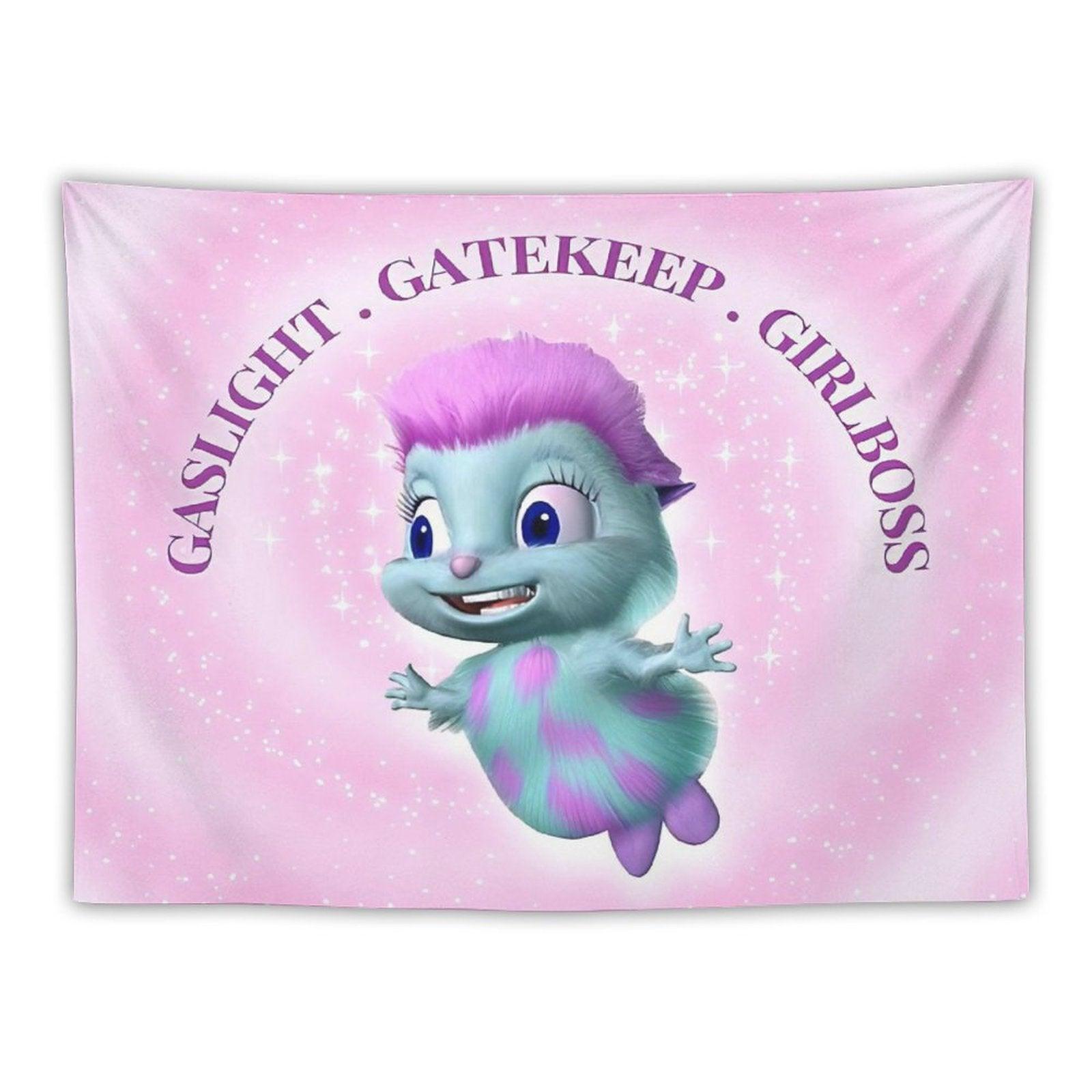 Bibble's Beliefs Gaslight Gatekeep Girlboss Tapestry