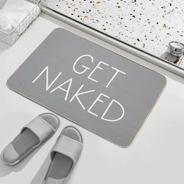 Get Naked Grey Bath Mat