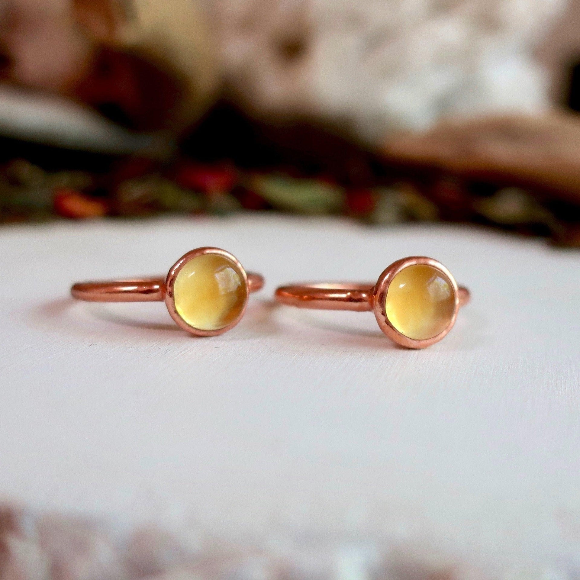 Copper Citrine Ring - Radiant Confidence And Joy| By Blackbird & Sage