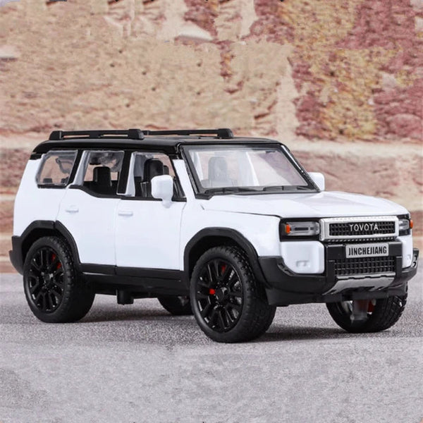 1: 32 Prado car model alloy sound and light simulation SUV domineering off-road vehicle boy toy car decoration