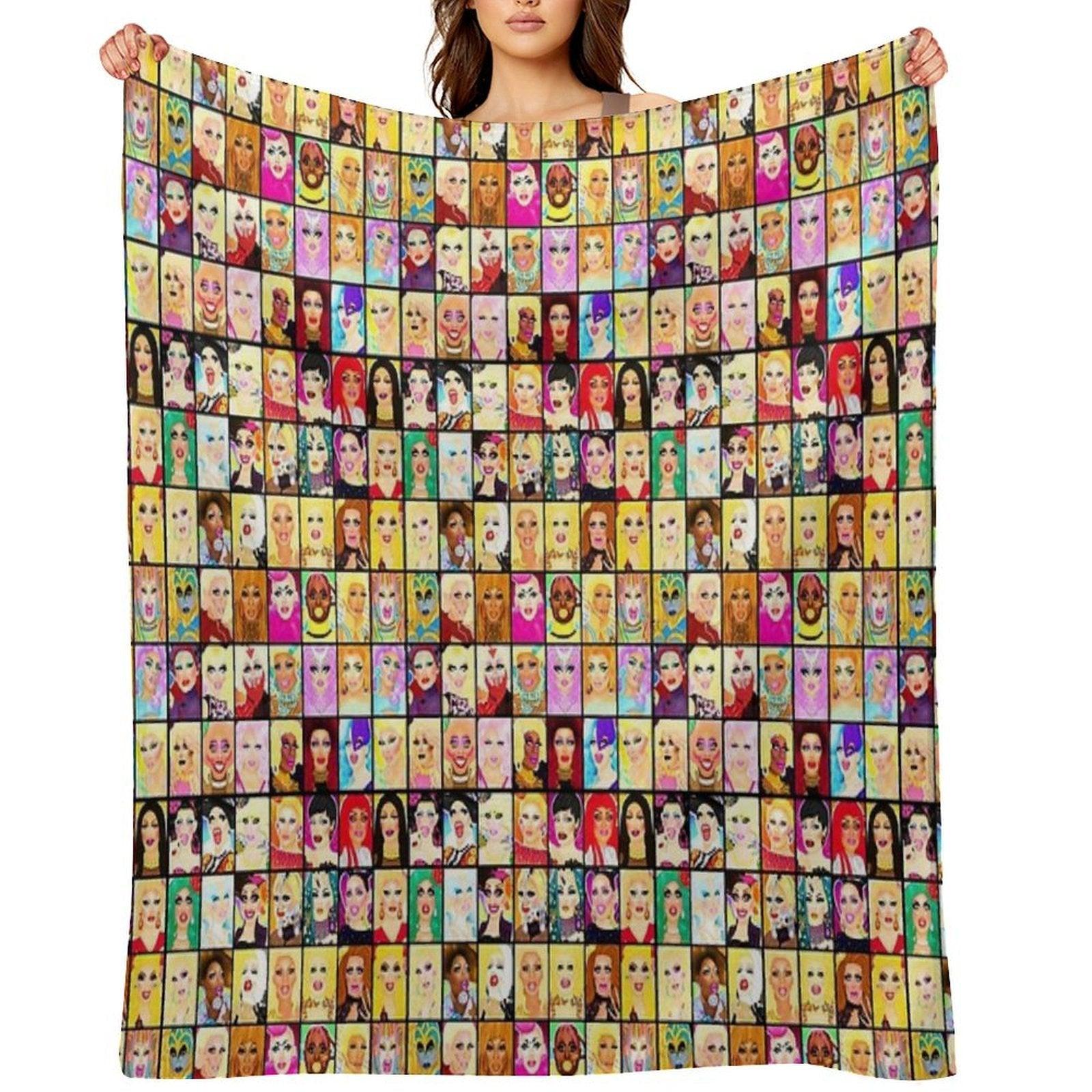 LIFE IS A DRAG Throw Blanket