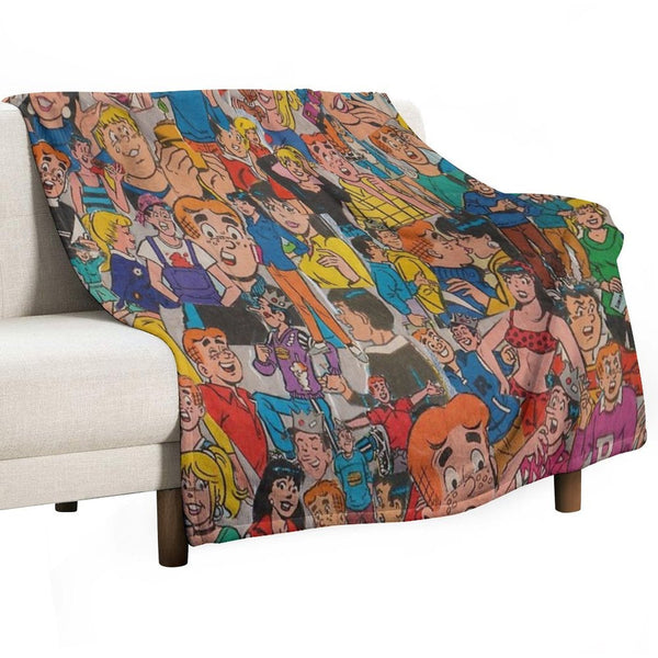 Archie Comics Collage Durable Throw Blanket