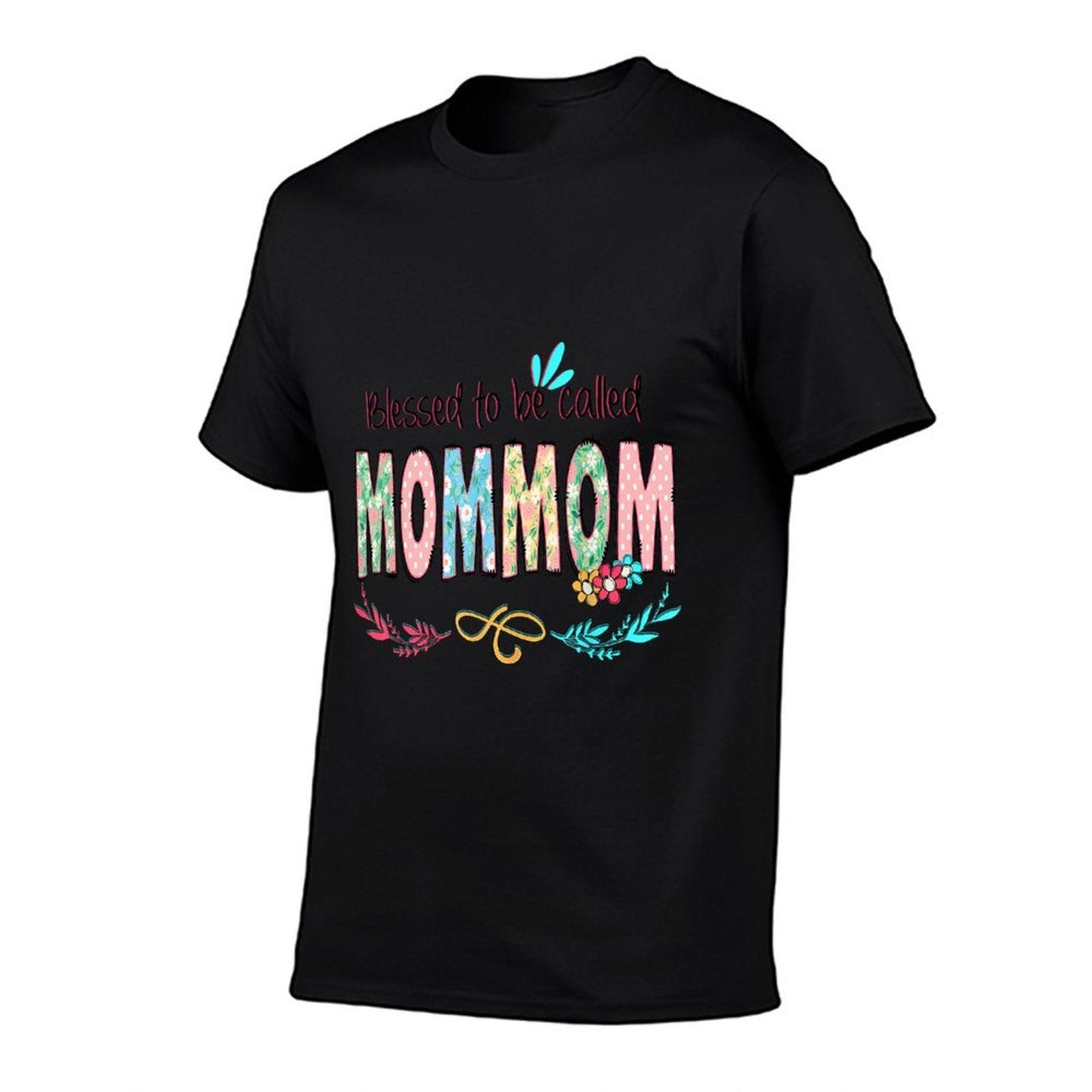 Blessed to Be Called MomMom Floral Mother's Day T-Shirt