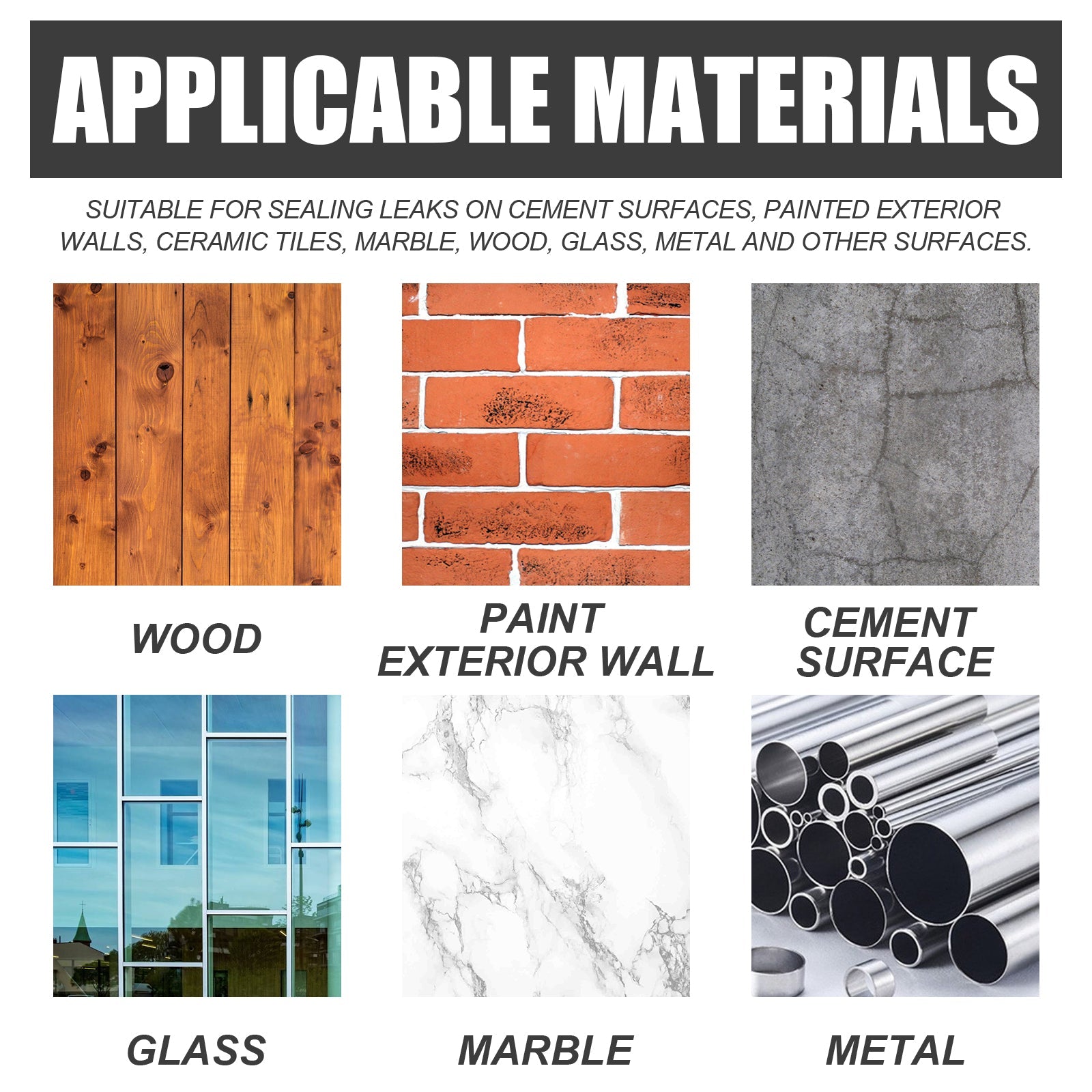 Waterproof Sealant For Leak Repair, Toilet Transparent Waterproof Adhesive External Wall Leak Proof Brick Waterproof Paint