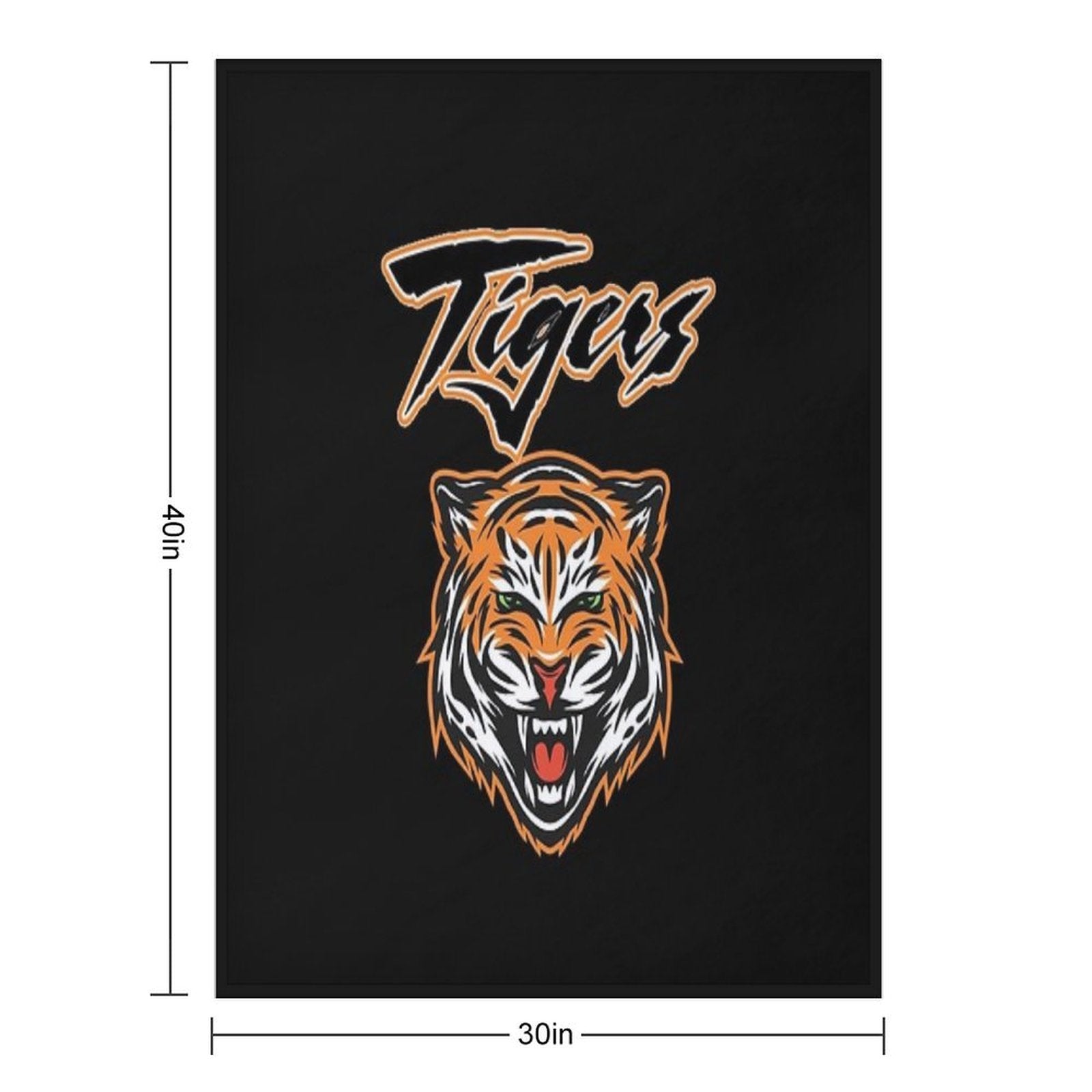 Wests Tigers Anti-pilling Throw Blanket