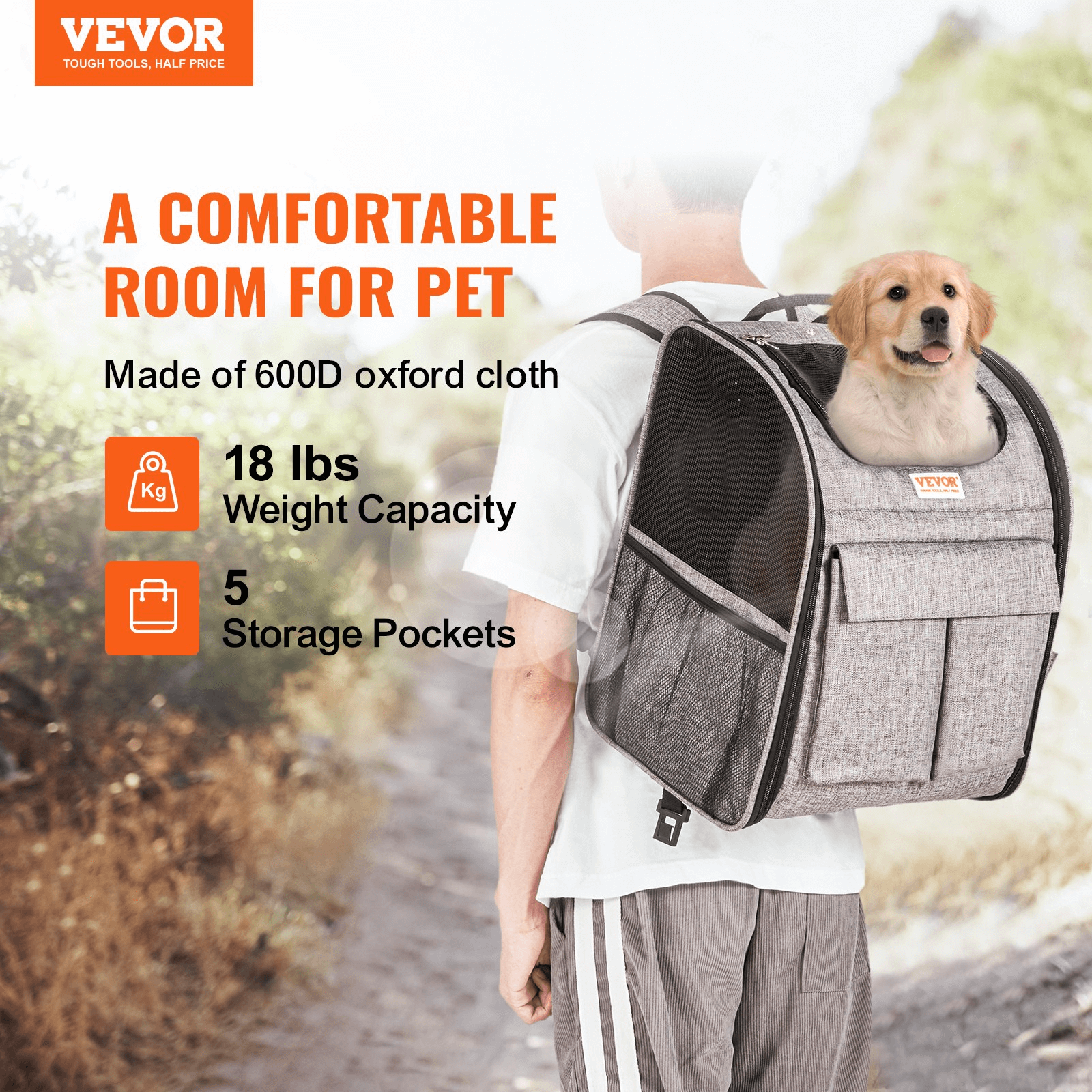 Pet Carrier with Wheels, Rolling Pet Carrier with Telescopic Handle