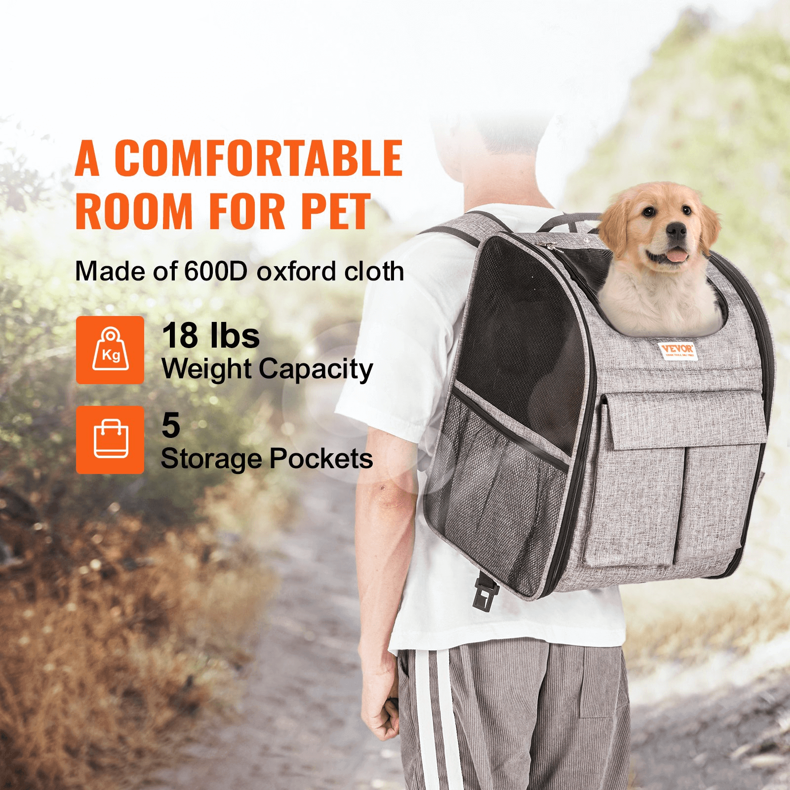 Pet Carrier with Wheels, Rolling Pet Carrier with Telescopic Handle