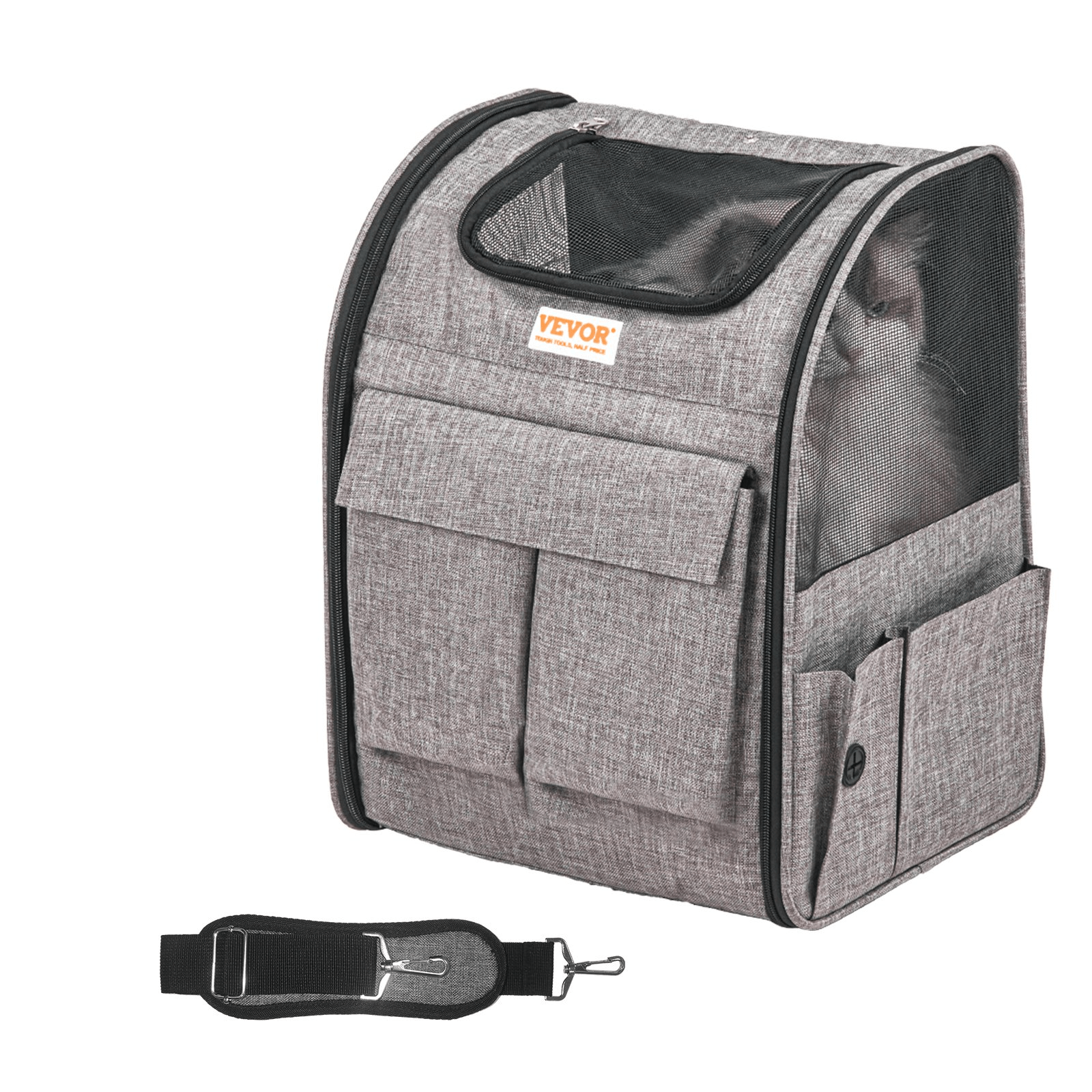 Pet Carrier with Wheels, Rolling Pet Carrier with Telescopic Handle
