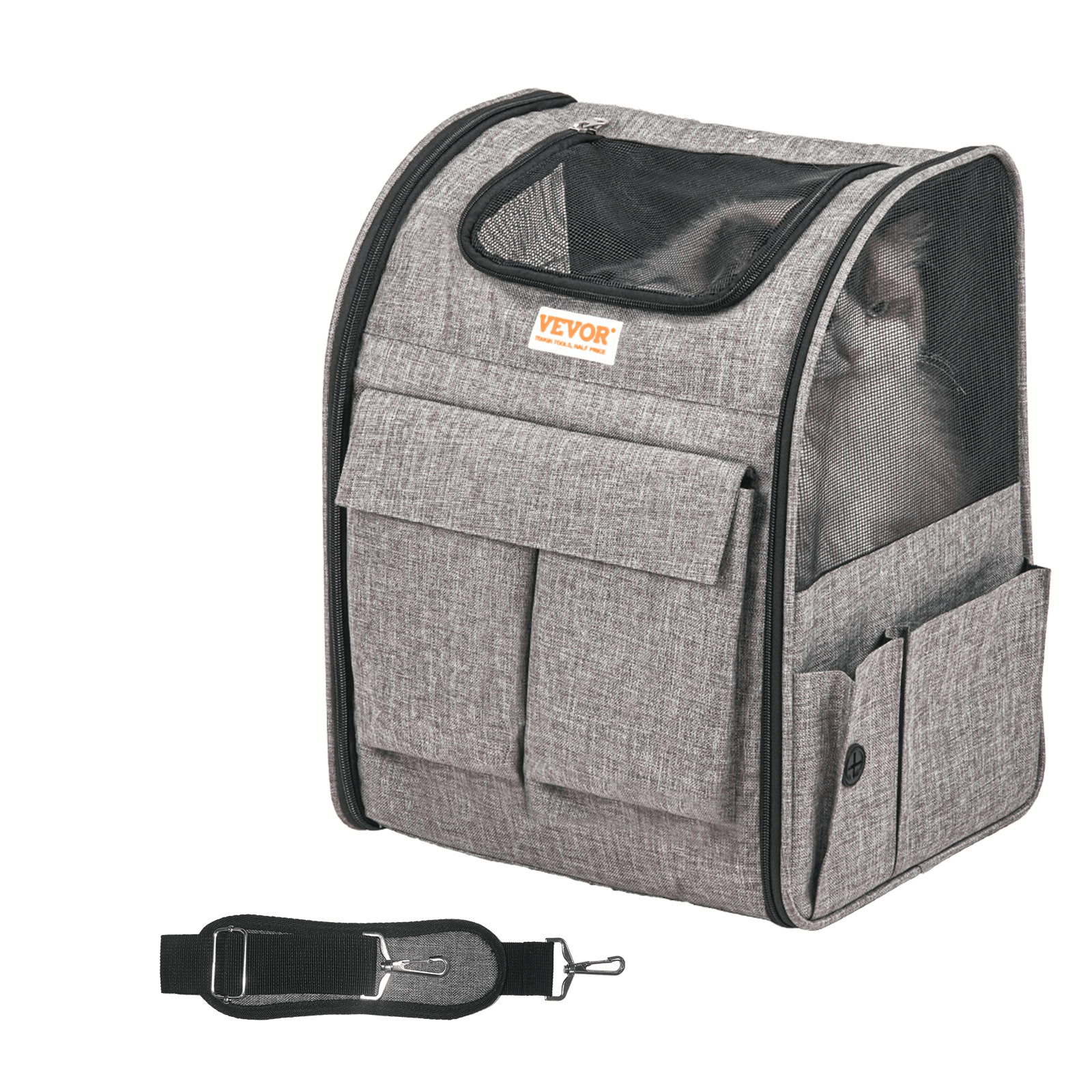 Pet Carrier with Wheels, Rolling Pet Carrier with Telescopic Handle
