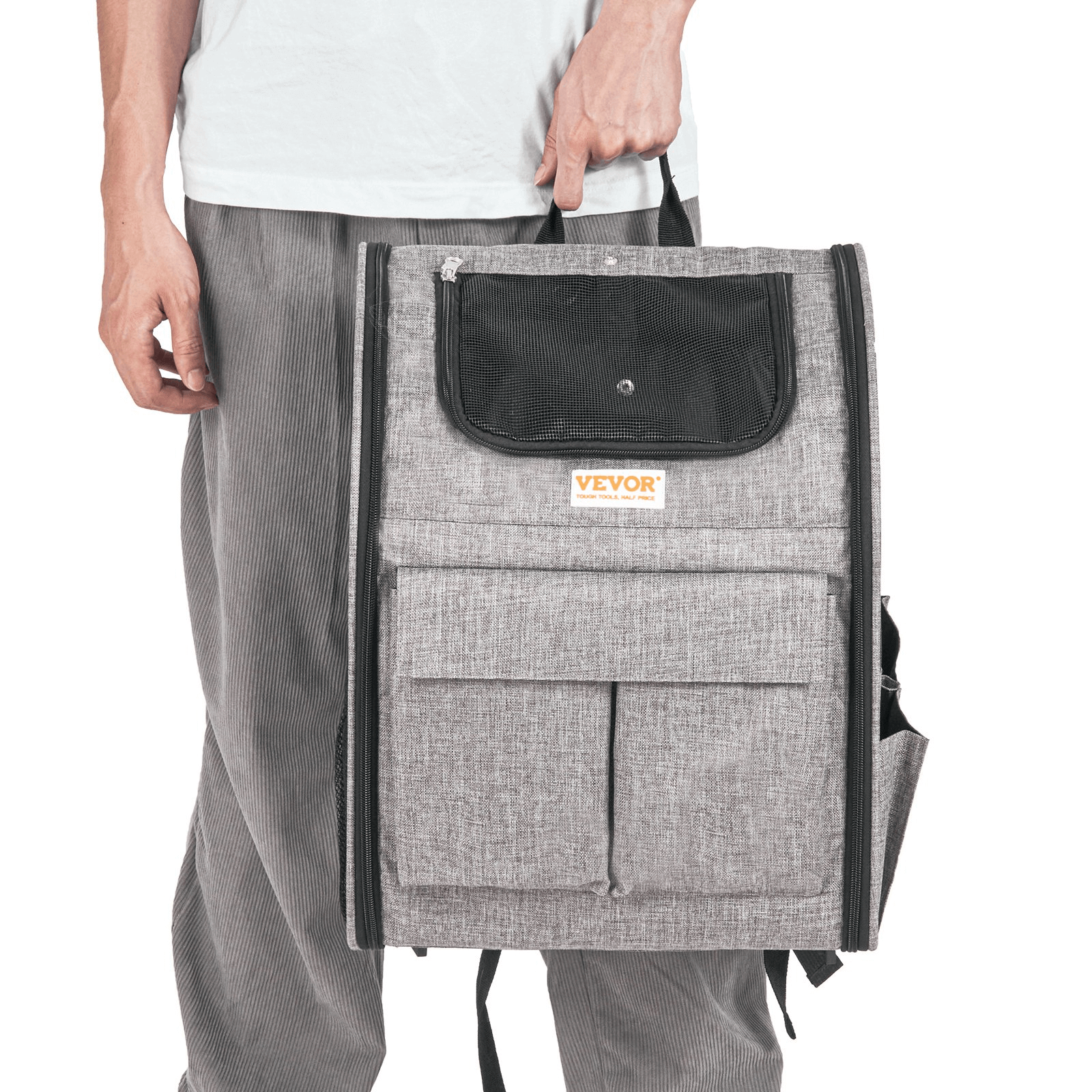 Pet Carrier with Wheels, Rolling Pet Carrier with Telescopic Handle