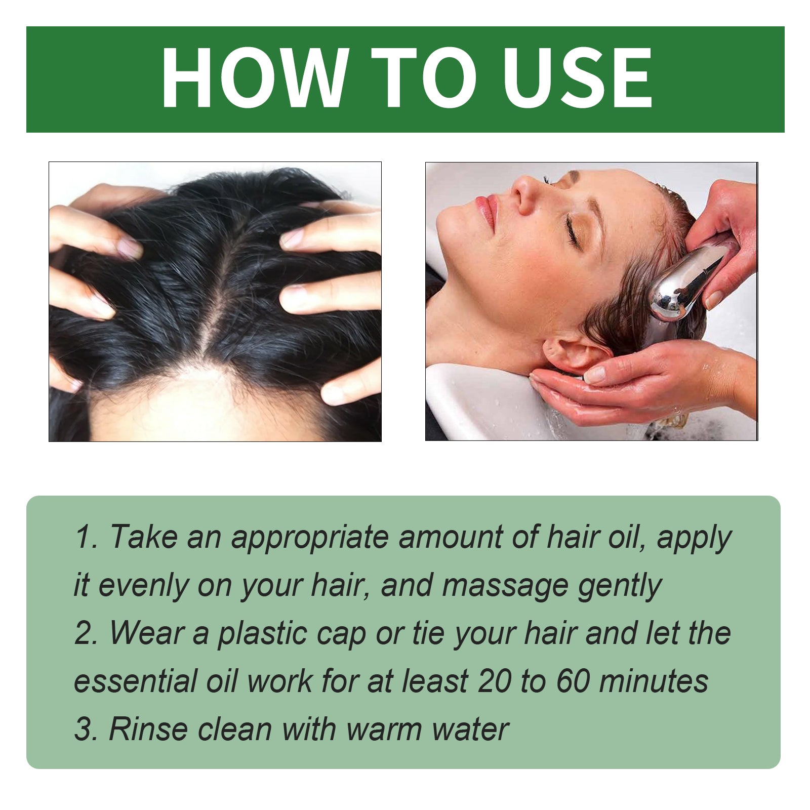 Castor Oil, Nourish And Repair Damaged Hair Dry Strength Solid Hair Smooth Hair Oil