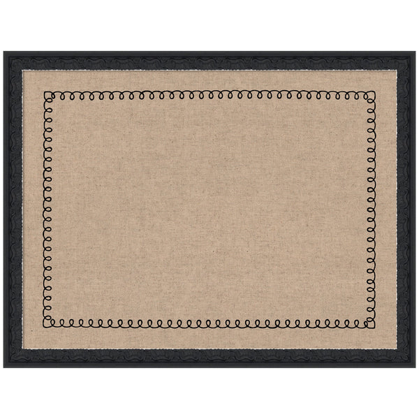 Pinboard Black Scallop Print