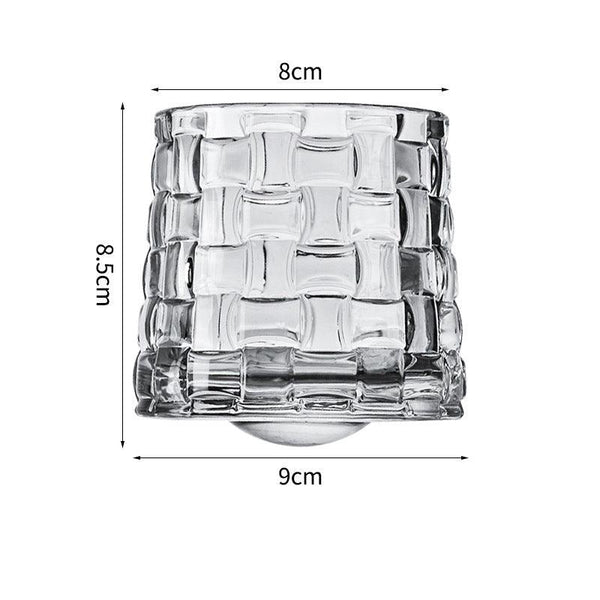 Hand drawn rotating glass cups multiple multi-purpose whiskey glasses rotating glass cups