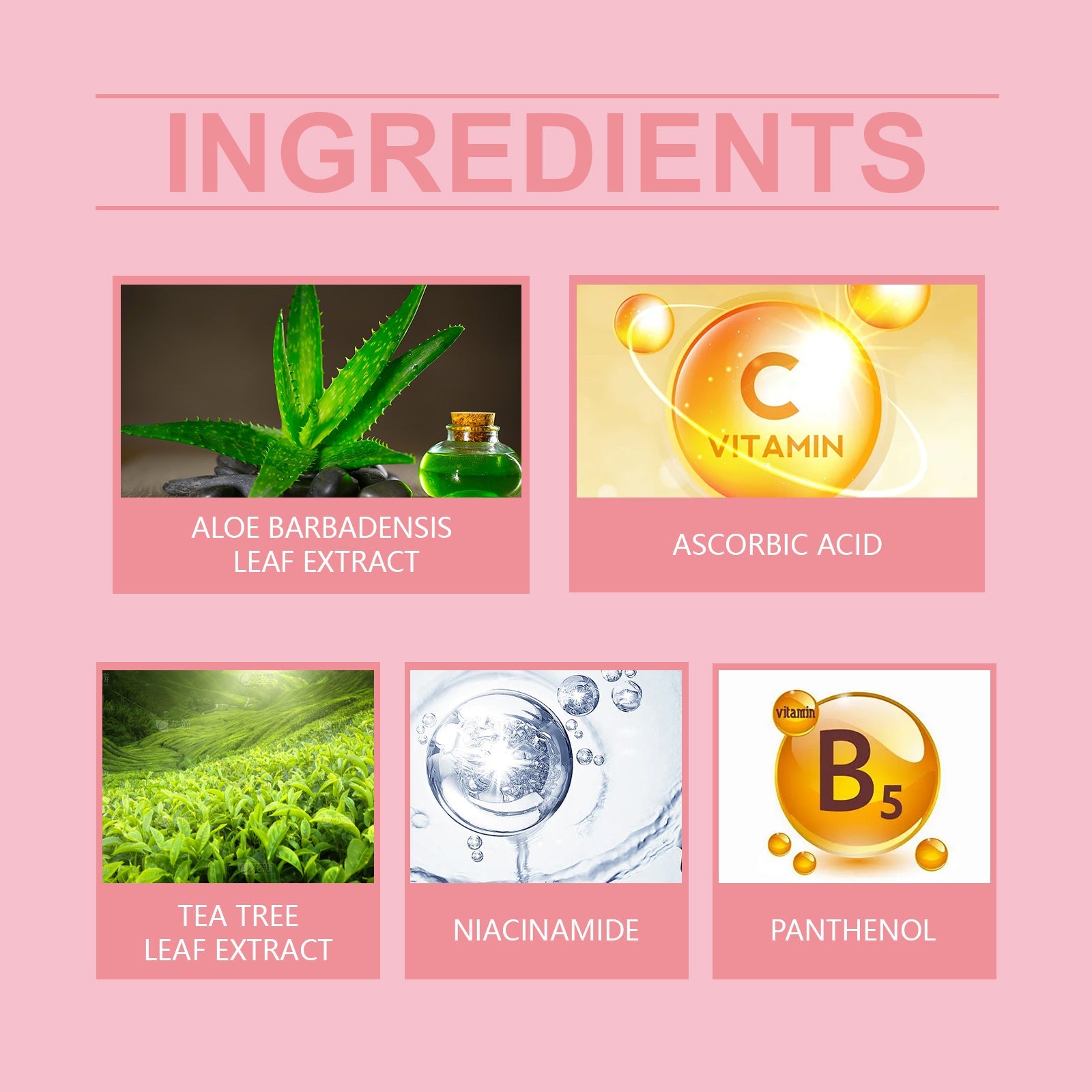 Aloe Vera Moisturizing Water, Repair Facial Skin Hydrating, Moisturizing, Clear, Elastic And Improve The State