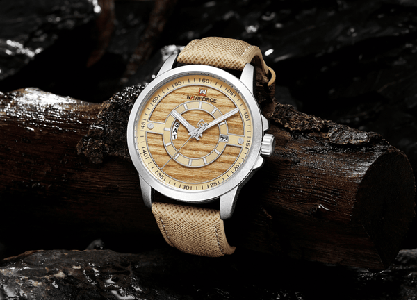 Men's Waterproof Business Style Watch With Unique  Backgrounds Luxury Design Perfect Gift For Him