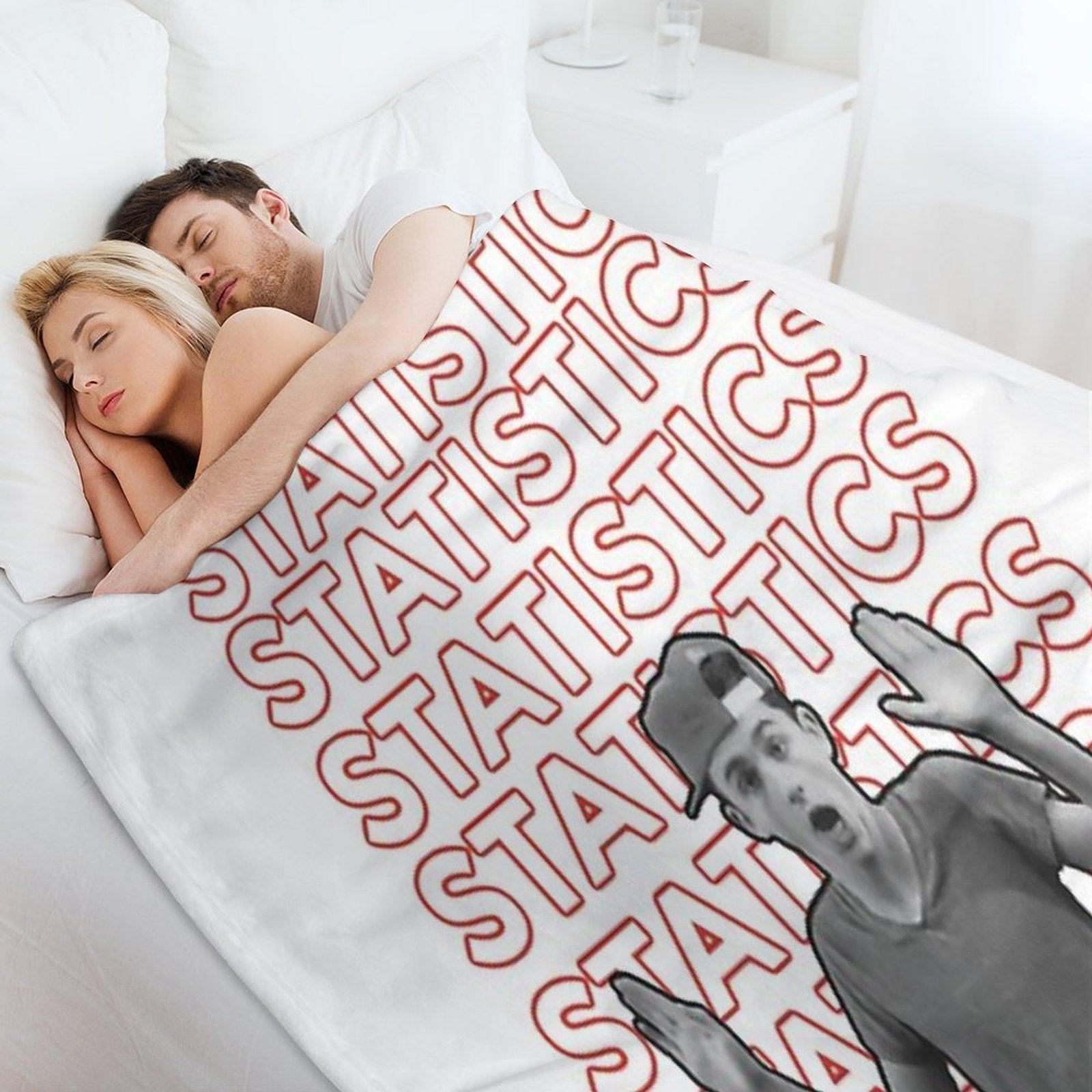 Timothée Chalamet Statistics Throw Blanket