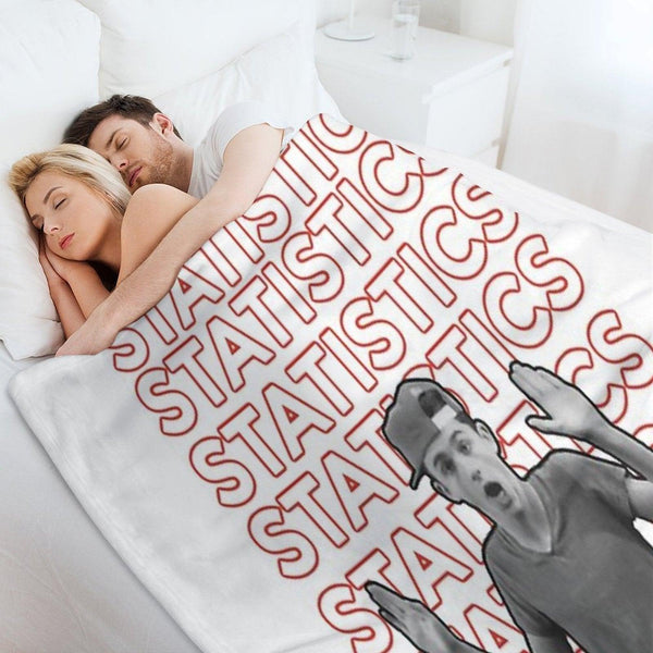 Timothée Chalamet Statistics Throw Blanket