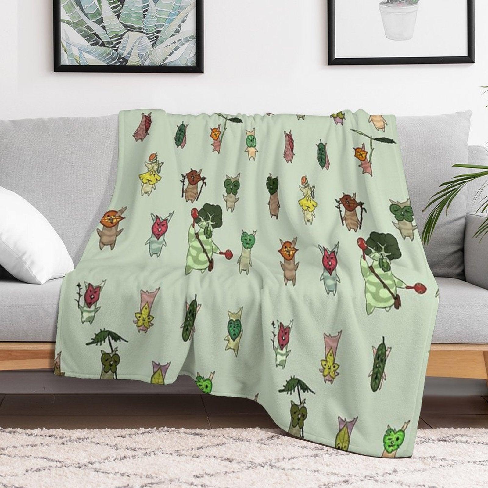 Korok Throw Blanket