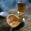 BROWN AND GOLD POD BOWL WITH ONE 4