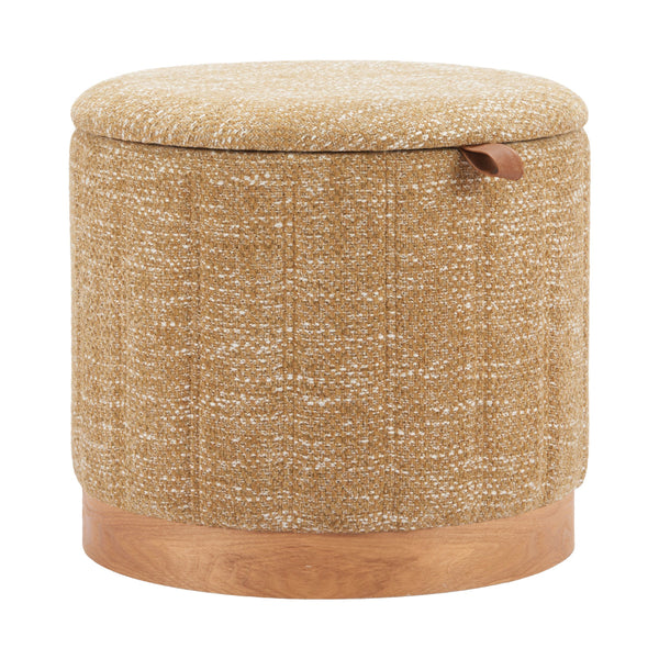 Fije Storage Ottoman Oat Yellow
