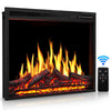 34 Inch Electric Fireplace Insert Adjuatble Flame Colors 936BXB