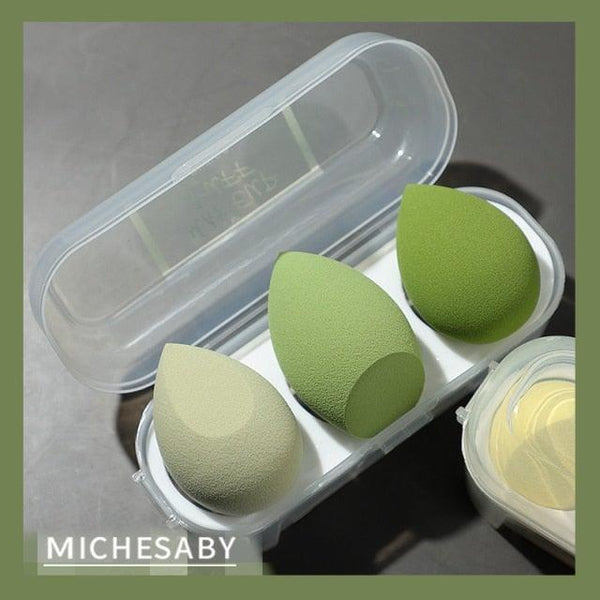3/4 Piece Set Of Makeup Sponge Healthy Latex Soft Sponge Wet And Dry Set Beauty Makeup Tool Colorful Makeup Sponges Set For Womens