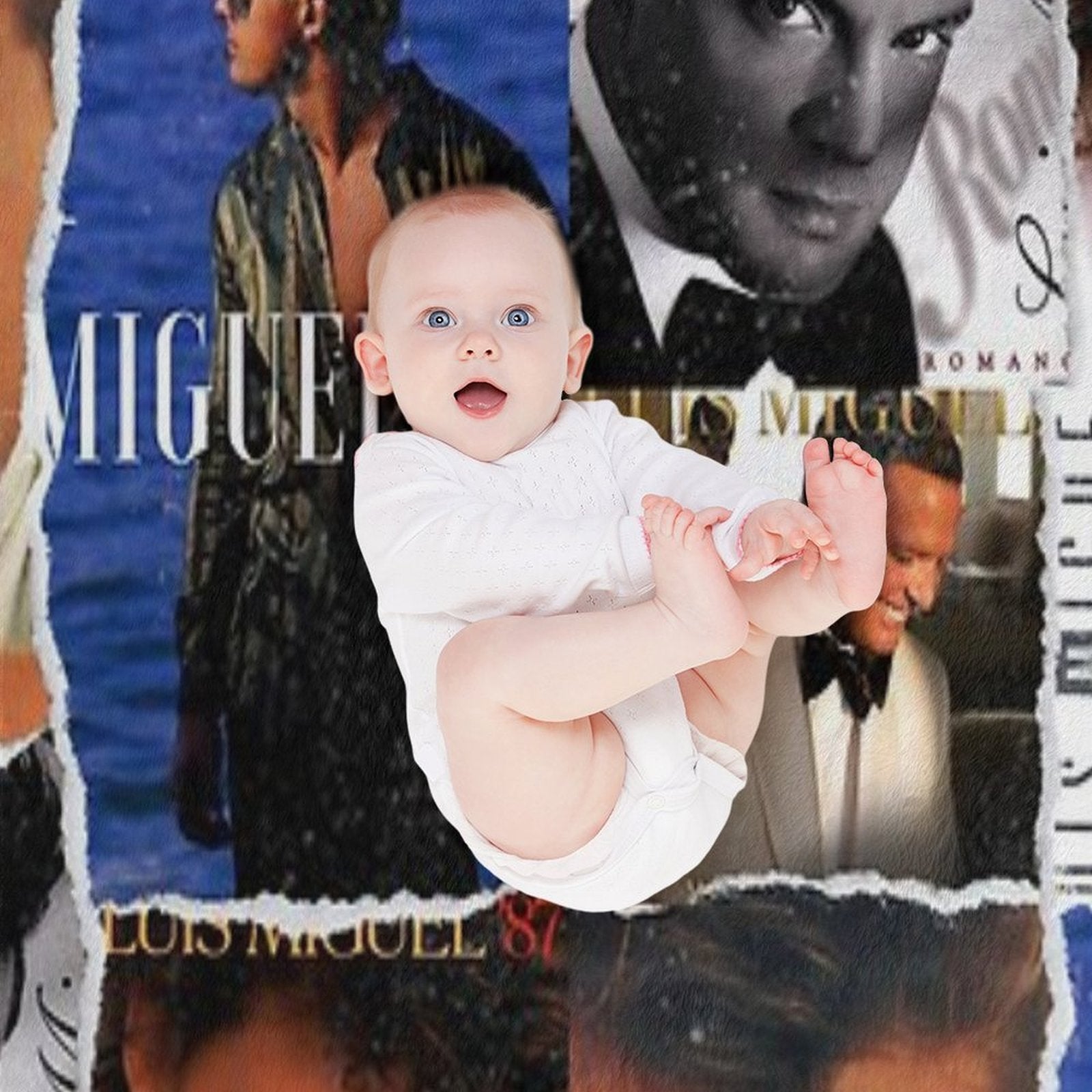 Luismi Albums Gift-ready Throw Blanket