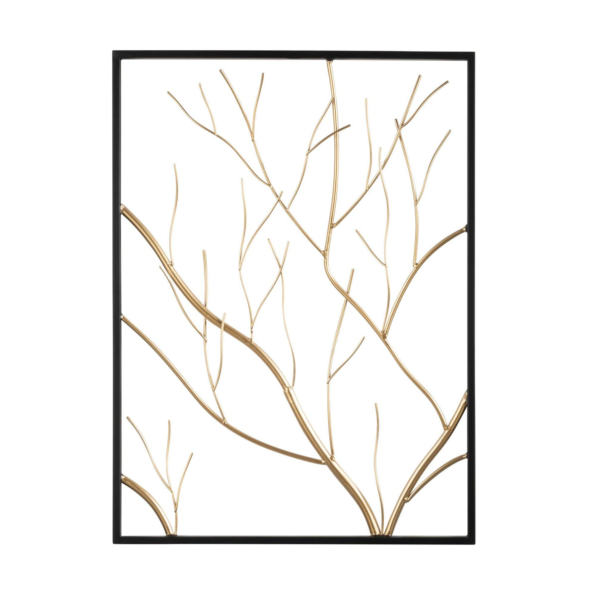 Natural Branch Metal Wall Art