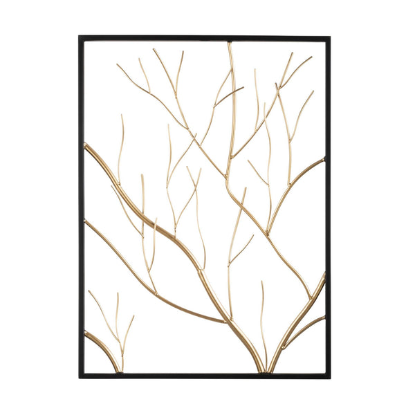 Natural Branch Metal Wall Art