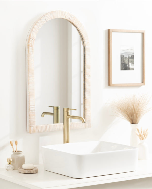 Rahfy Arch Framed Wall Mirror