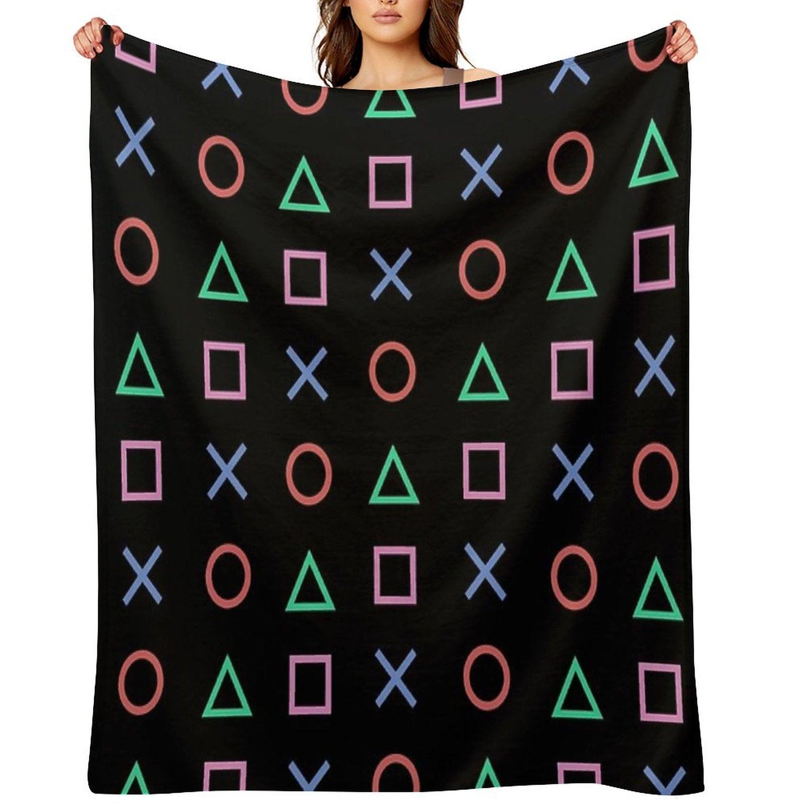 Classico Controller Buttons Icon Throw Blanket