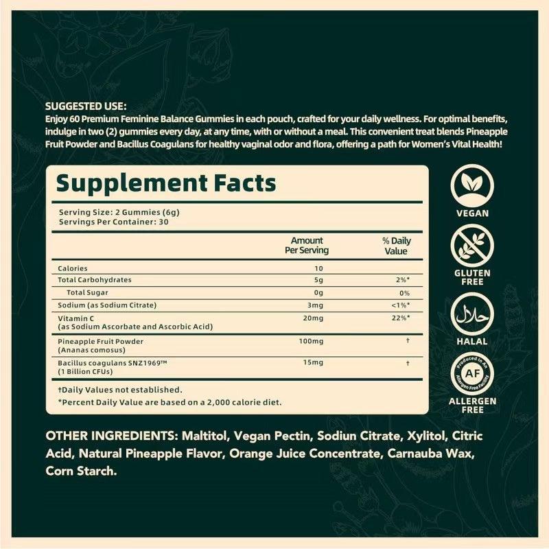 Bagged Women's Balance Soft Gummies Vital Source Nutrition