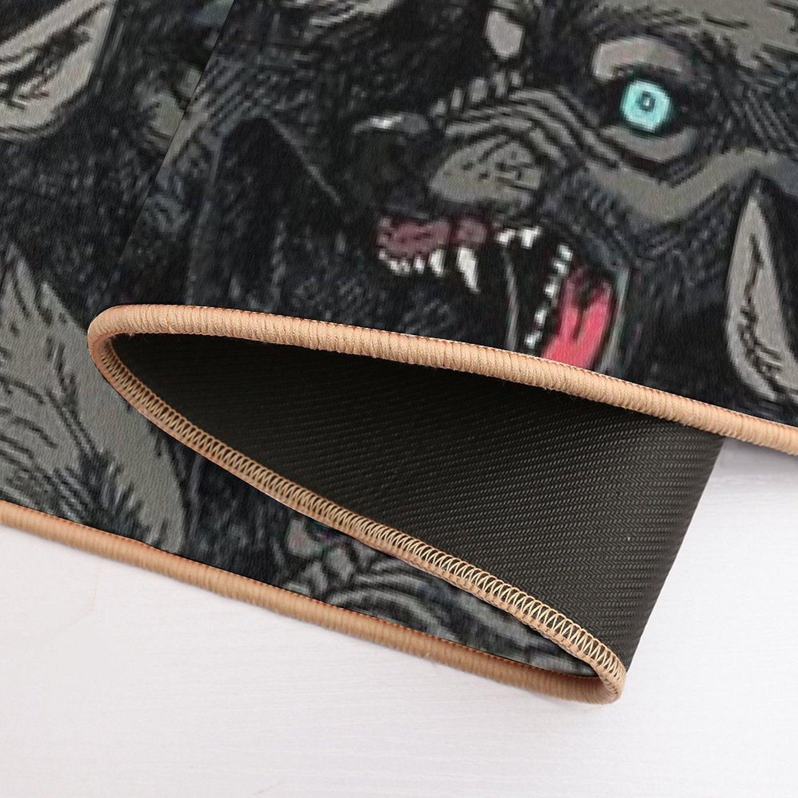 Wolf Pack Pattern  Slip-Resistant Bath Mat