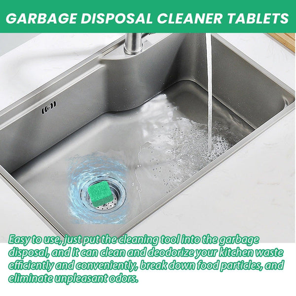 Garbage Disposal Cleaning Block, Kitchen Food Waste Disposal Agent Pipeline Cleaning Block