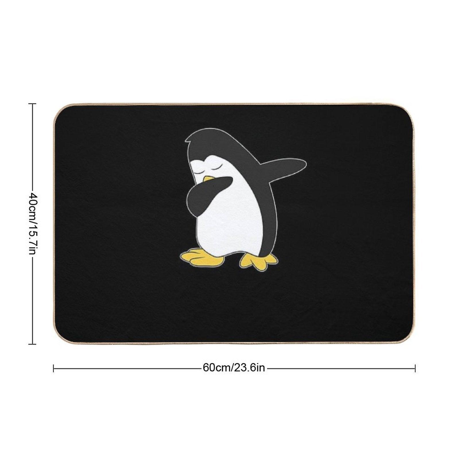 Penguin Dab  Dabbing Bath Mat