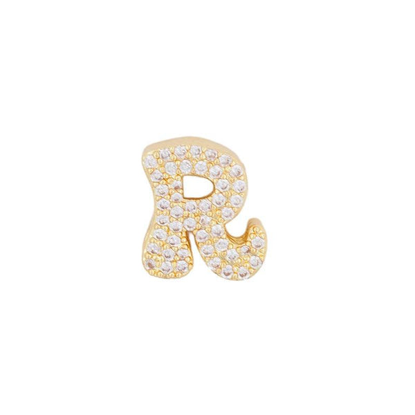 Fashion English 26 letter single pendant gold DIY bracelet necklace accessories