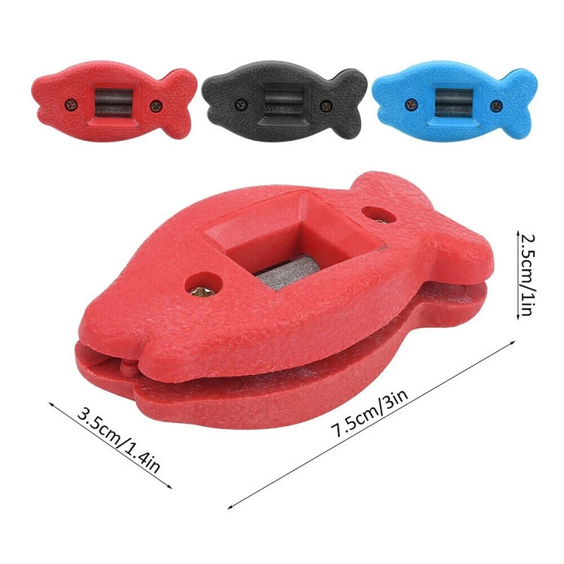 Diamond Sandstone Ice Skate Double Side Sharpener Portable Hanging Ice Hockey Shoe Blades Sharpener Ice Skate Accessories