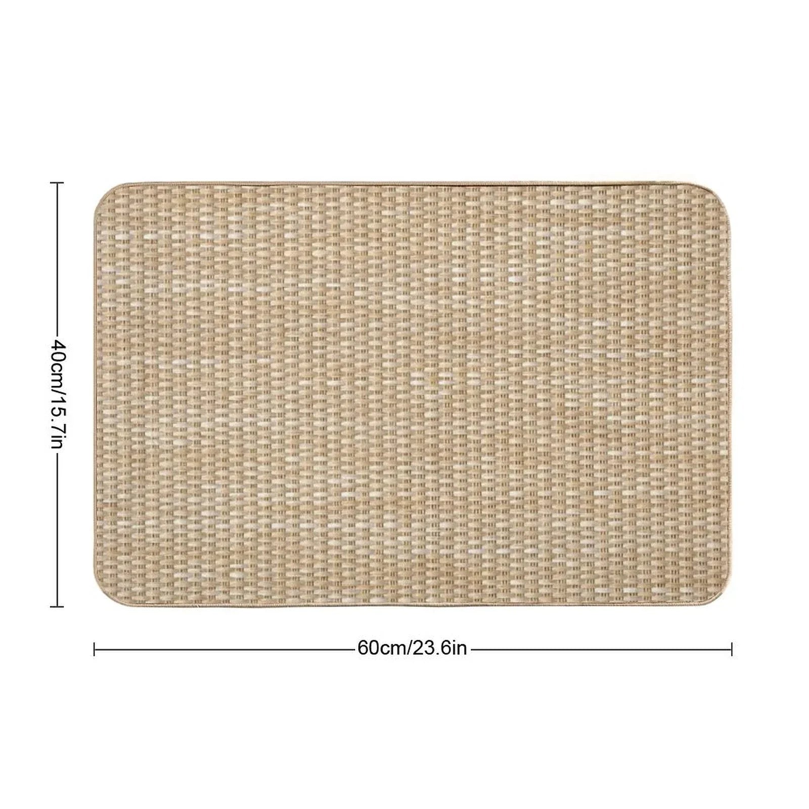 Wicker Bath Mat