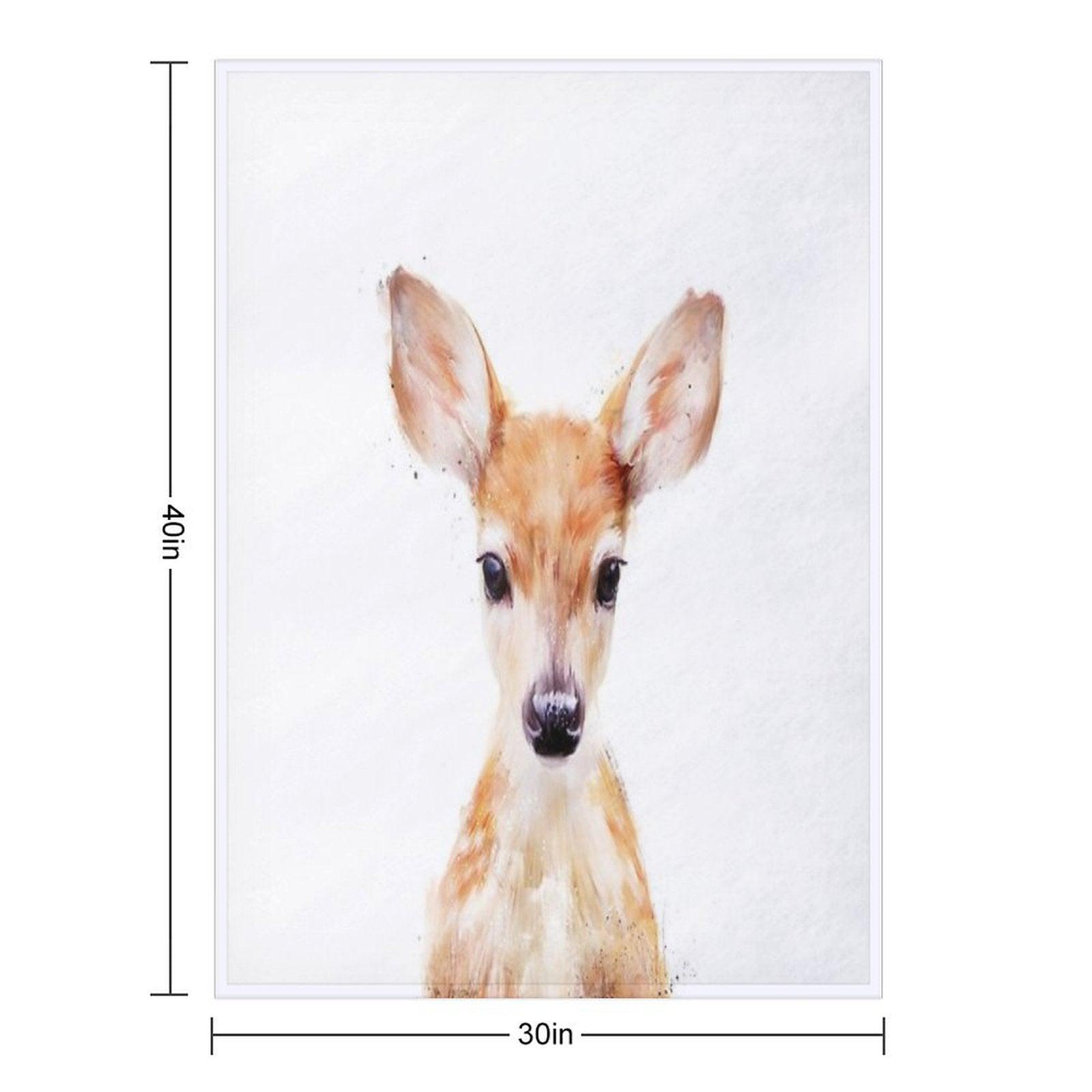 Little Deer Throw Blanket
