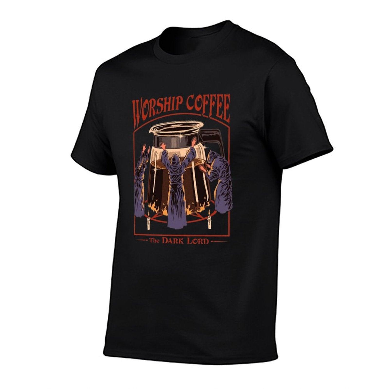 Worship Coffee  Trendy Pattern T-Shirt