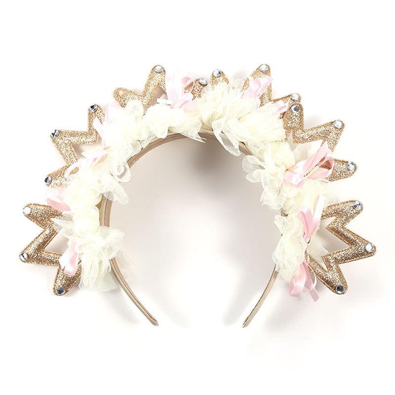 Fashion Fabric Crown Hair Hoops for Women
