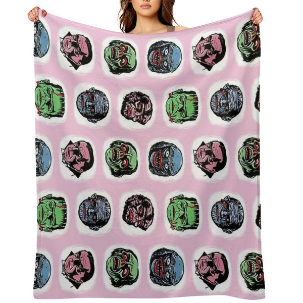 Famous Monsters Blanket Gift-ready Throw Blanket