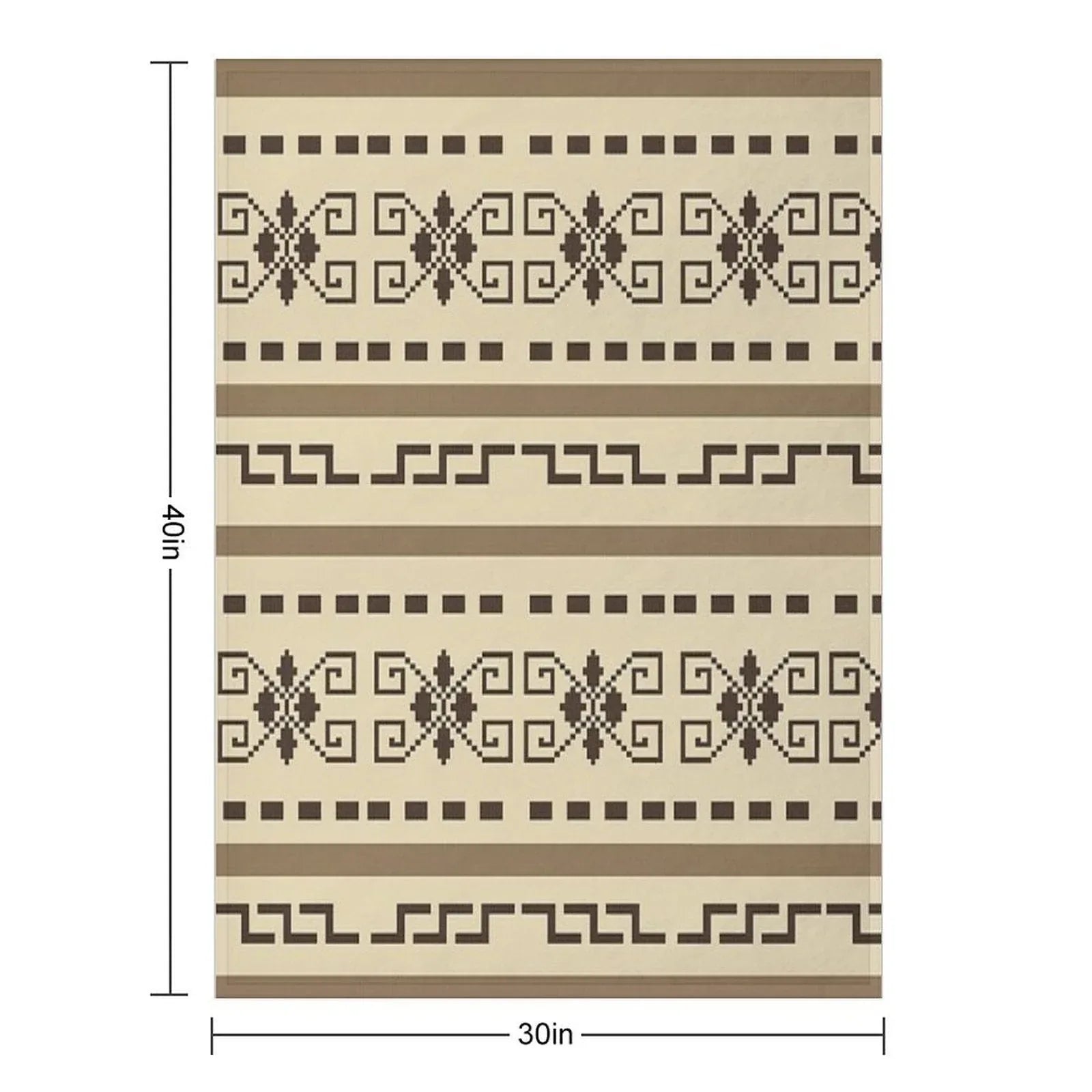 The Dude's Cardigan Pattern - The Big Lebowski Throw Blanket
