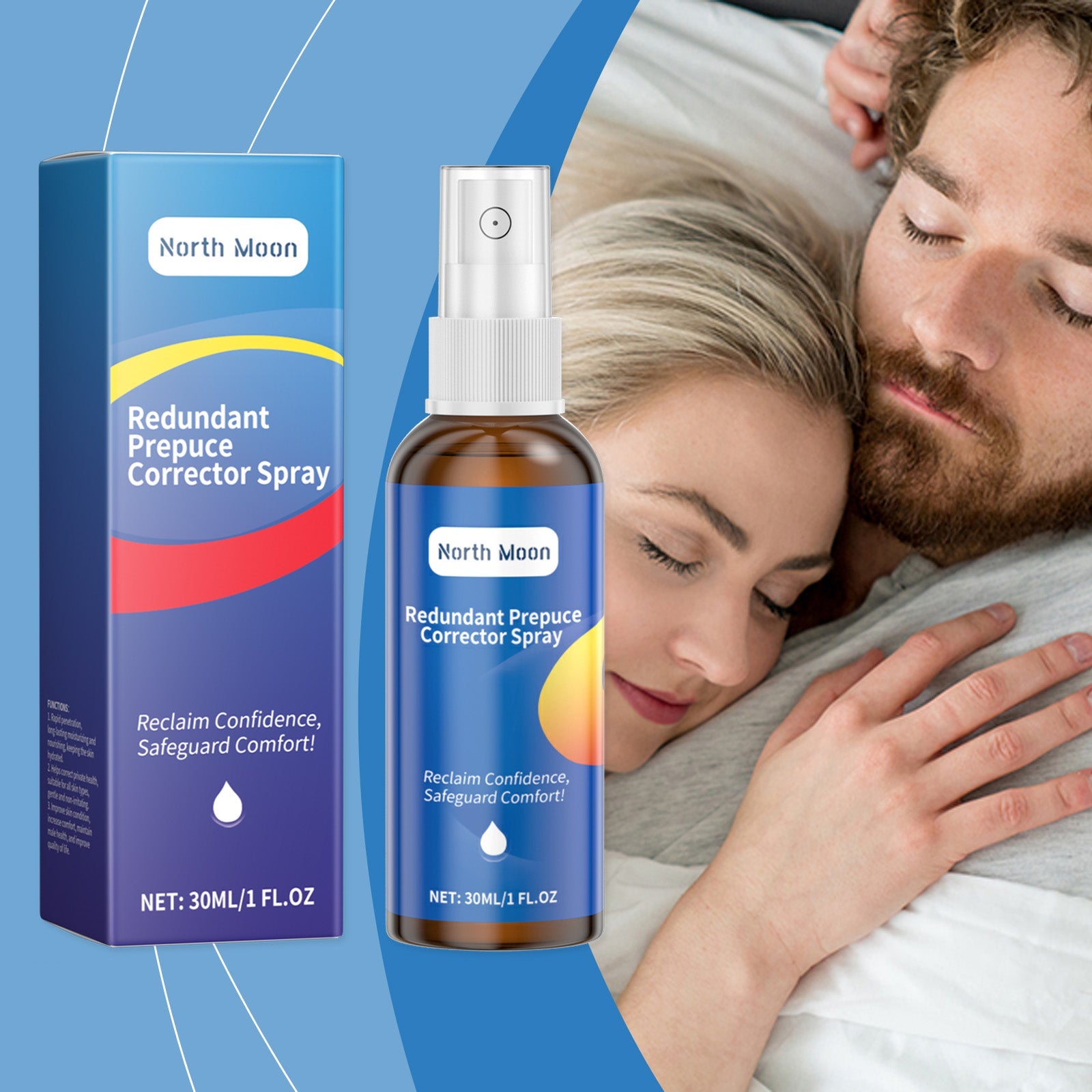 Moisturizing And Soothing Massage Treatment Spray For Men