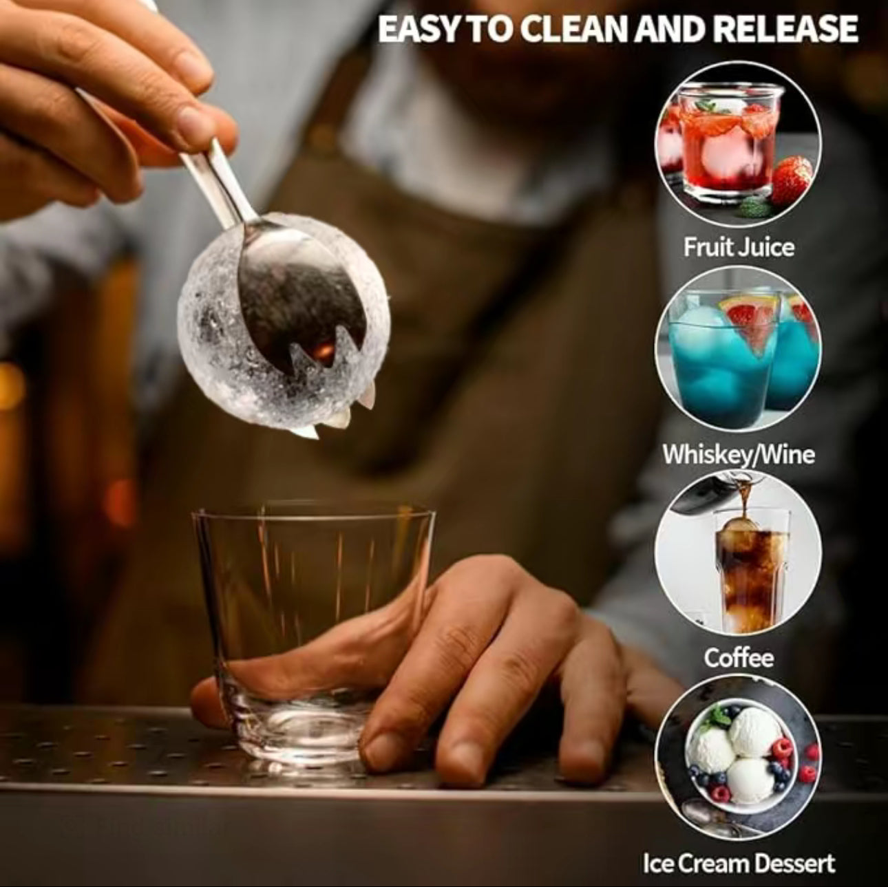 GlacierSphere Ice Molds