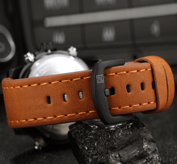 Men's Multifunction Digital Analog Waterproof Watch With Alarm And Automatic Time Zones Unique Design Excellent Gift