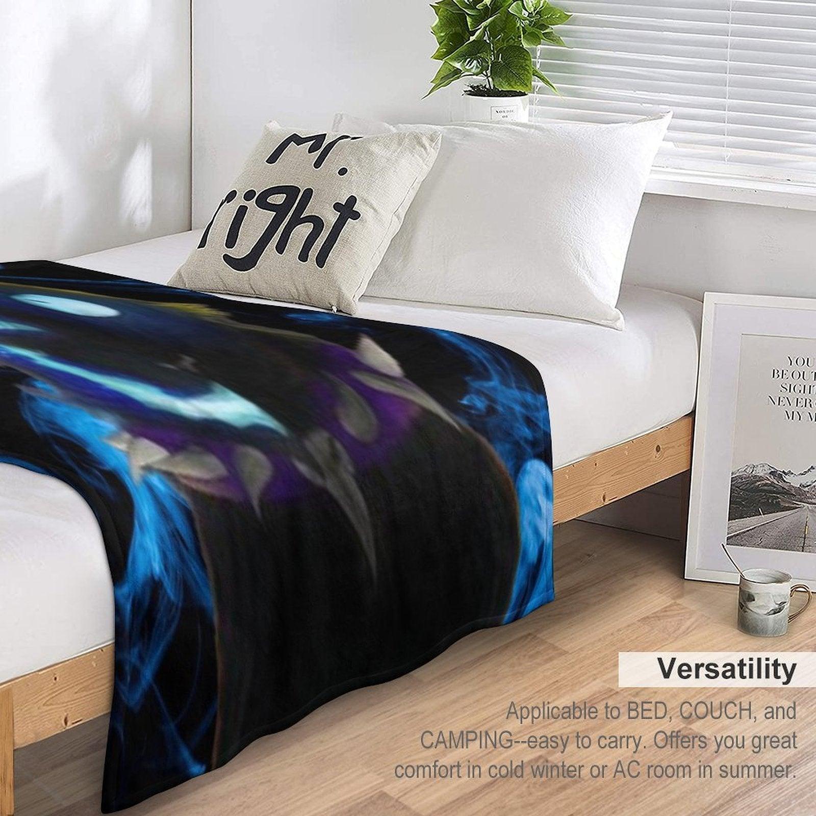SCOURGE Warrior Cat Throw Blanket